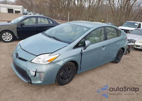2013 Toyota Prius Two from USA, damaged, VIN JTDKN3DU2D5629440